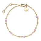 Rosefield 5 Stone Bracelet Rannerengas Kullattu ruostumaton teräs JBPSG-J813