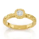 Alier Studio Muse Diamond Solitaire Sormus Kulta 0,32 ct. AS025