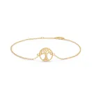 Avilé Jewelry Tree of Life Rannerengas Hopeakullattu DI015-GP