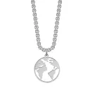 Captena Box Globe 3 mm Kaulakoru Ruostumaton Teräs DU10057