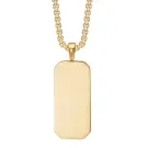 Captena Dogtag Kaulakoru Ruostumaton Teräs DU10059