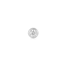 Ania Haie Sparkle Bezel Barbell Korvakoru Single Hopea E035-06H