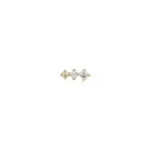 Ania Haie Sparkle Crawler Barbell Korvakoru Single Hopeakullattu E035-09G