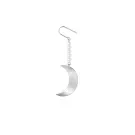Jane Kønig Half Moon NO. 2 Pearl Earring Korvakoru Single Ruostumaton Teräs HMPE-AW26-SS-S