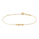 PDPAOLA Rainbow Rannerengas Kullattu ruostumaton teräs PU01-788-U