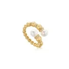 Ania Haie Modern Muse Sormus Hopeakullattu R054-05G