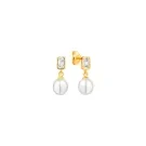 Gaura Natural Pearls Pearl Korvakorut Hopeakullattu SK26110GYE