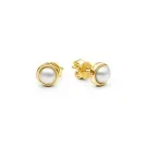 Gaura Natural Pearls Pearl Korvakorut Hopeakullattu SK26351GYE