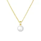Gaura Natural Pearls Pearl Pendant Kaulakoru Hopeakullattu SK26353GYN