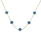 SKØR CLOVE CHAIN DARK BLUE Kaulakoru Ruostumaton Teräs SK0086